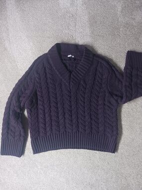 Ardene Cable Knit V-neck Sweater